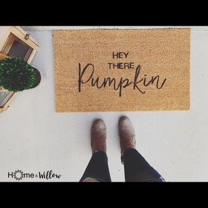 Hey there pumpkin Doormat